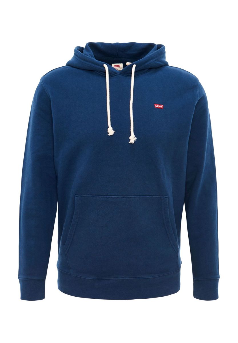 Klassischer Baumwoll-Hoodie mit Logo-Print
