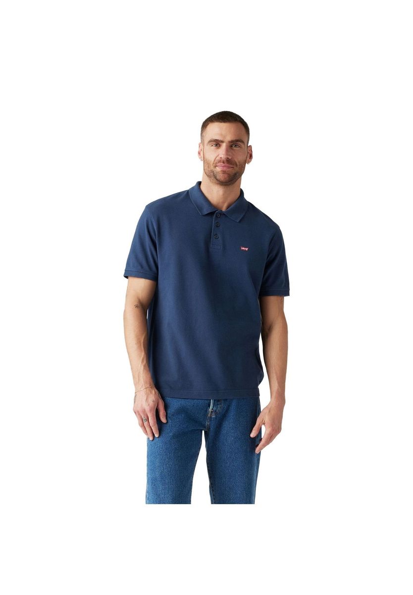 Klassisches Piqué Baumwoll Polo Shirt
