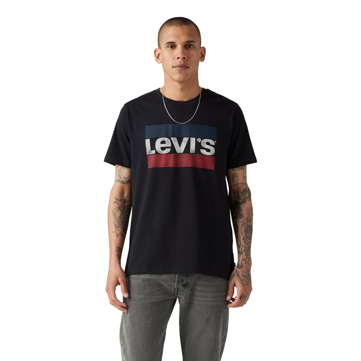 Levi's® T-Shirt 1/2Arm, 50, M, schwarz, M