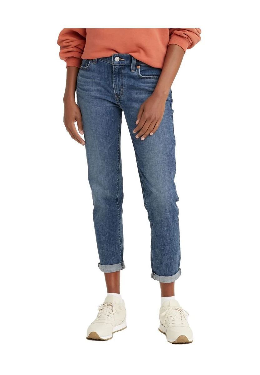 Klassische Straight-Leg Jeans mit mittelhohem Bund