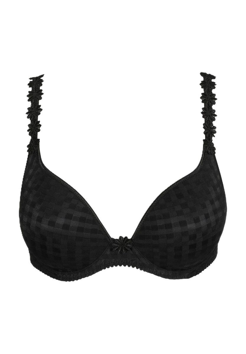 Bügel-BH mit Blumenmuster und tiefem Ausschnitt