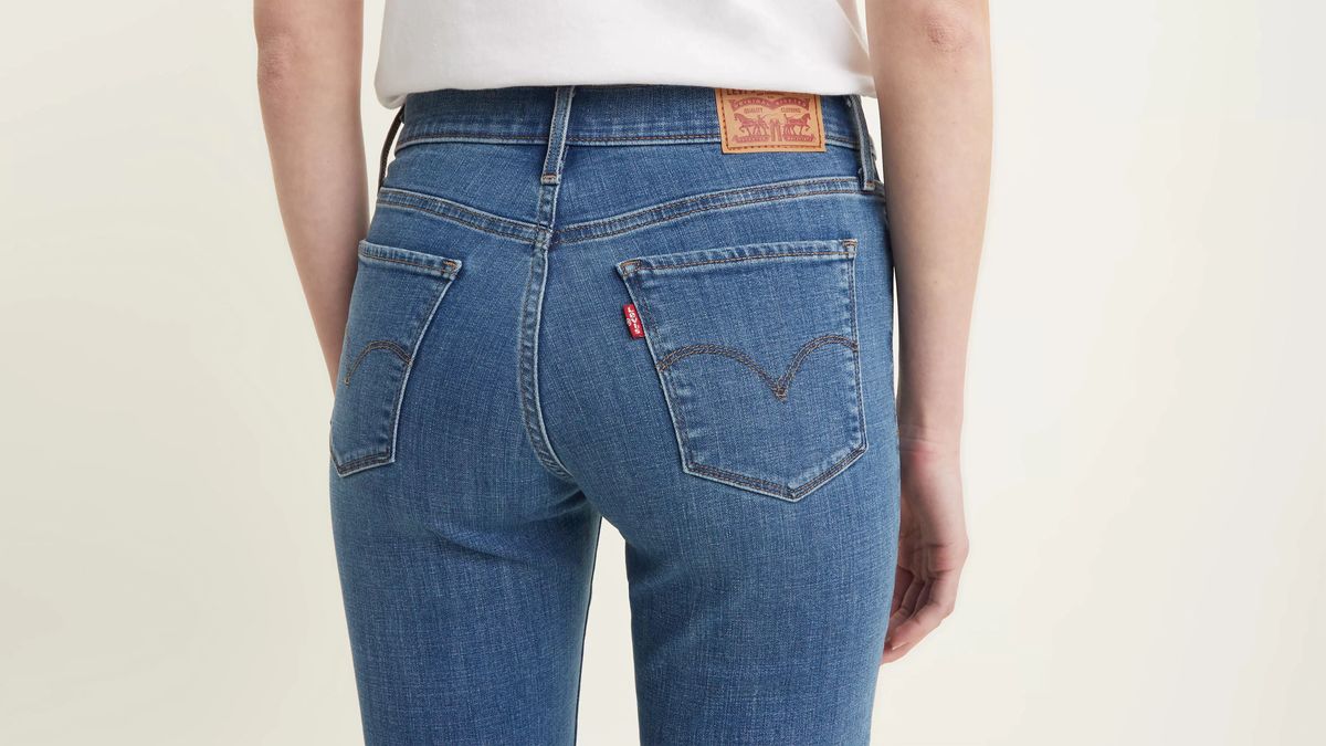 Levi's® Jeanshose, 5-Pocket-Style, Waschung, für Damen, blau, 27/32