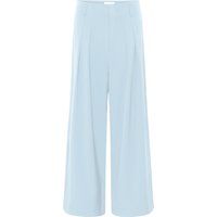 Weite Bundfaltenhose mit hohem Bund