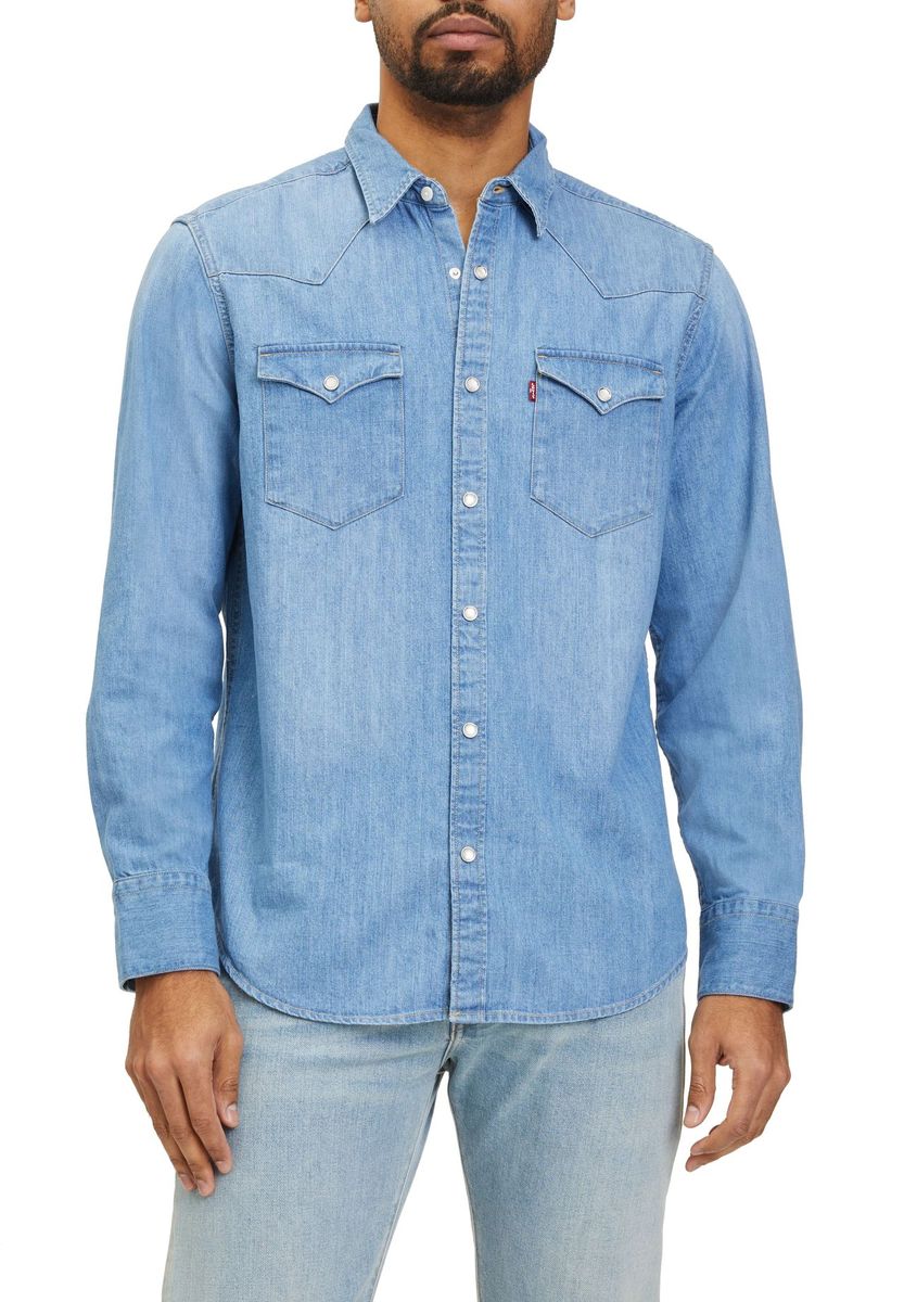 Denim Western Hemd Modern Fit
