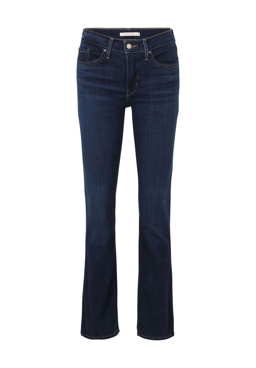 Shaping Bootcut Jeans Dunkle Waschung