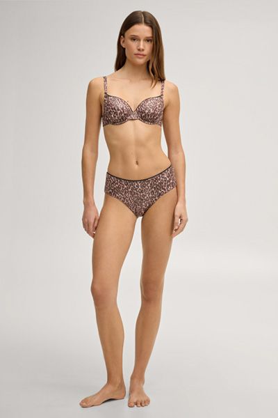 Bikinihose mit Leopardenmuster