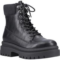 Robuste Plateau-Schnürstiefeletten im Combat-Look