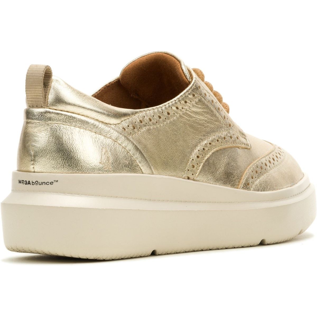 Schimmernde Brogues mit Plateausohle