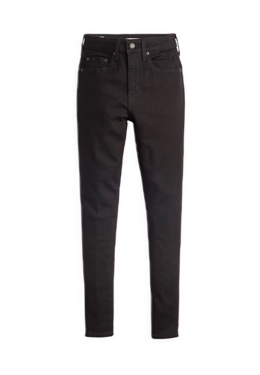 Hoch taillierte, schmal geschnittene Jeans