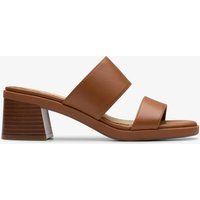 Minimalistische Riemchensandalen mit Blockabsatz