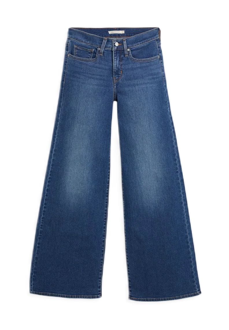 Formende Jeans mit weitem Bein