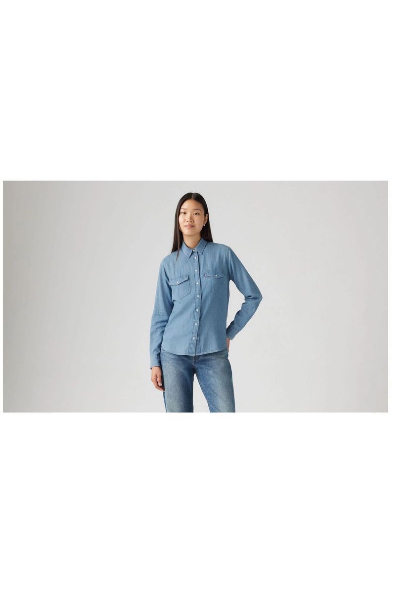 Klassisches Western Jeanshemd