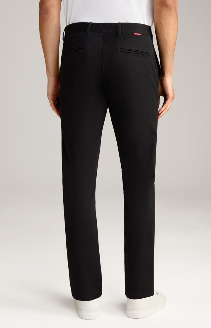 Joop! Jeans Matthew Schwarze Chino Hose Cotton Stretch Slim Fit