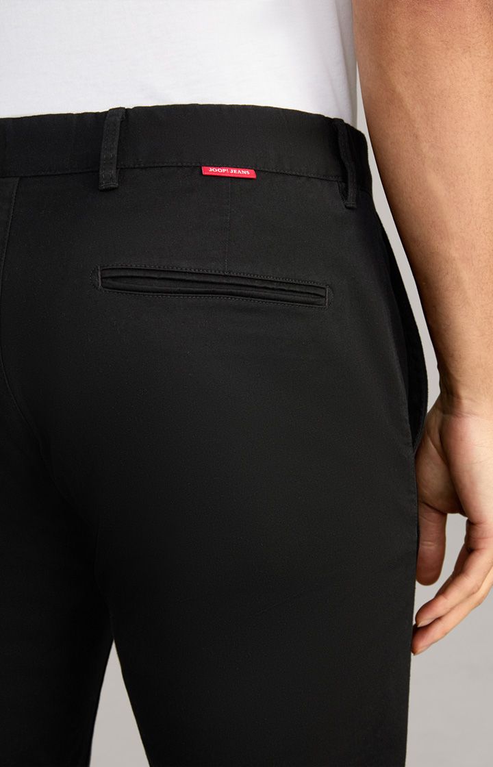 Joop! Jeans Matthew Schwarze Chino Hose Cotton Stretch Slim Fit