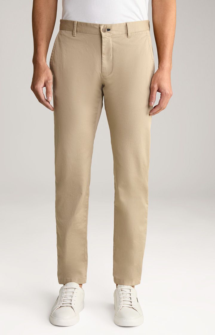 Joop! Jeans Herren Chino Matthew in Beige Stretch Baumwolle