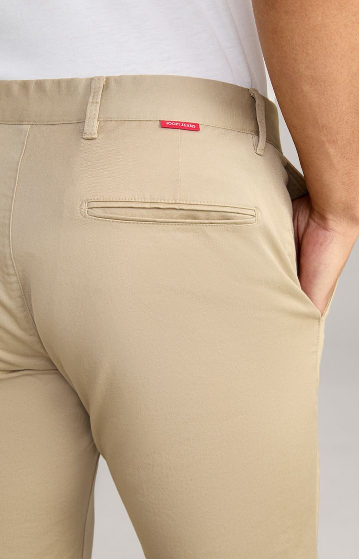 Joop! Jeans Herren Chino Matthew in Beige Stretch Baumwolle