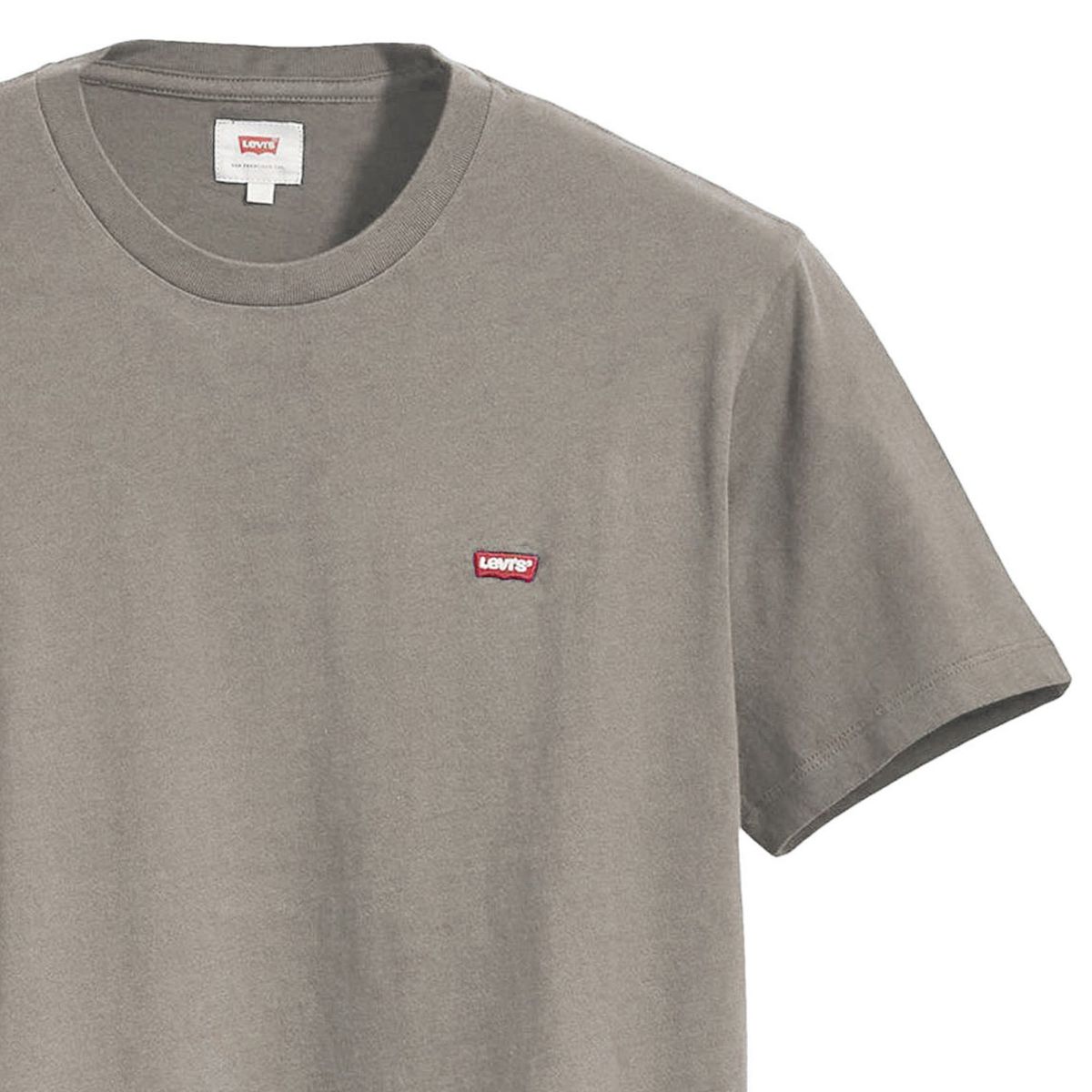 Levi's® Herren T-Shirt - "Original Housemark Tee", Rundhals, Baumwolle, braun, M