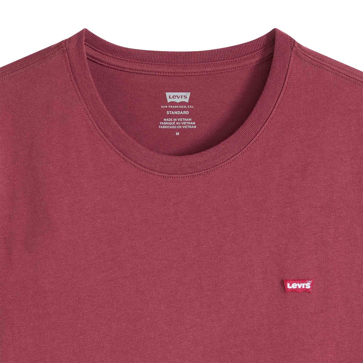 Klassisches Baumwoll-T-Shirt mit Rundhalsausschnitt