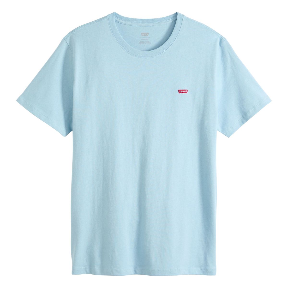Basic Baumwoll T-Shirt mit Rundhalsausschnitt