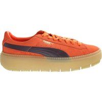 Plateau-Sneaker aus Wildleder