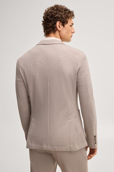 Jersey Kombi-Sakko Hoverest in Beige