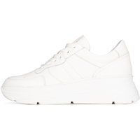 Minimalistischer Plateau-Leder-Sneaker