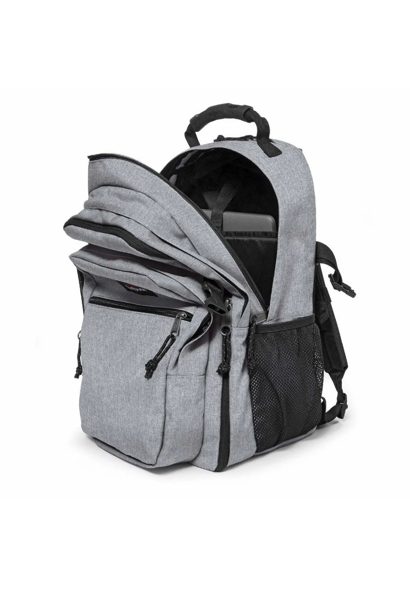 EASTPAK® Rucksack "Tutor", Laptopfach 15", Reißverschlussfächer, uni, Nylon, Flaschentasche, grau