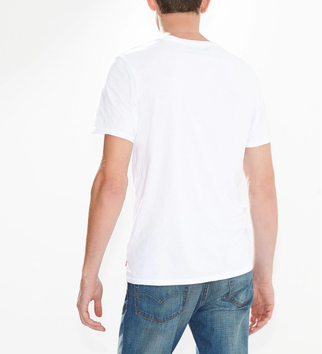 Klassisches Baumwoll-T-Shirt mit Logo-Print
