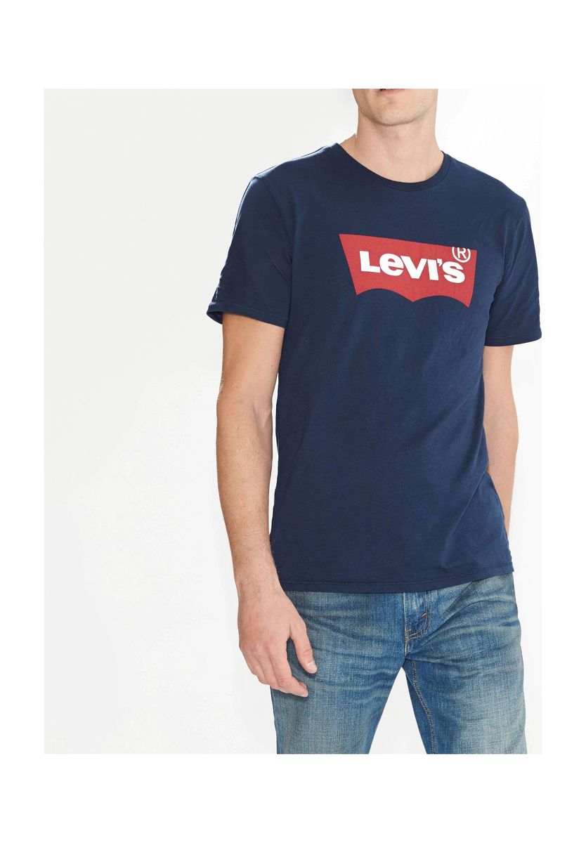 Klassisches T-Shirt mit Logo-Print und Rundhalsausschnitt