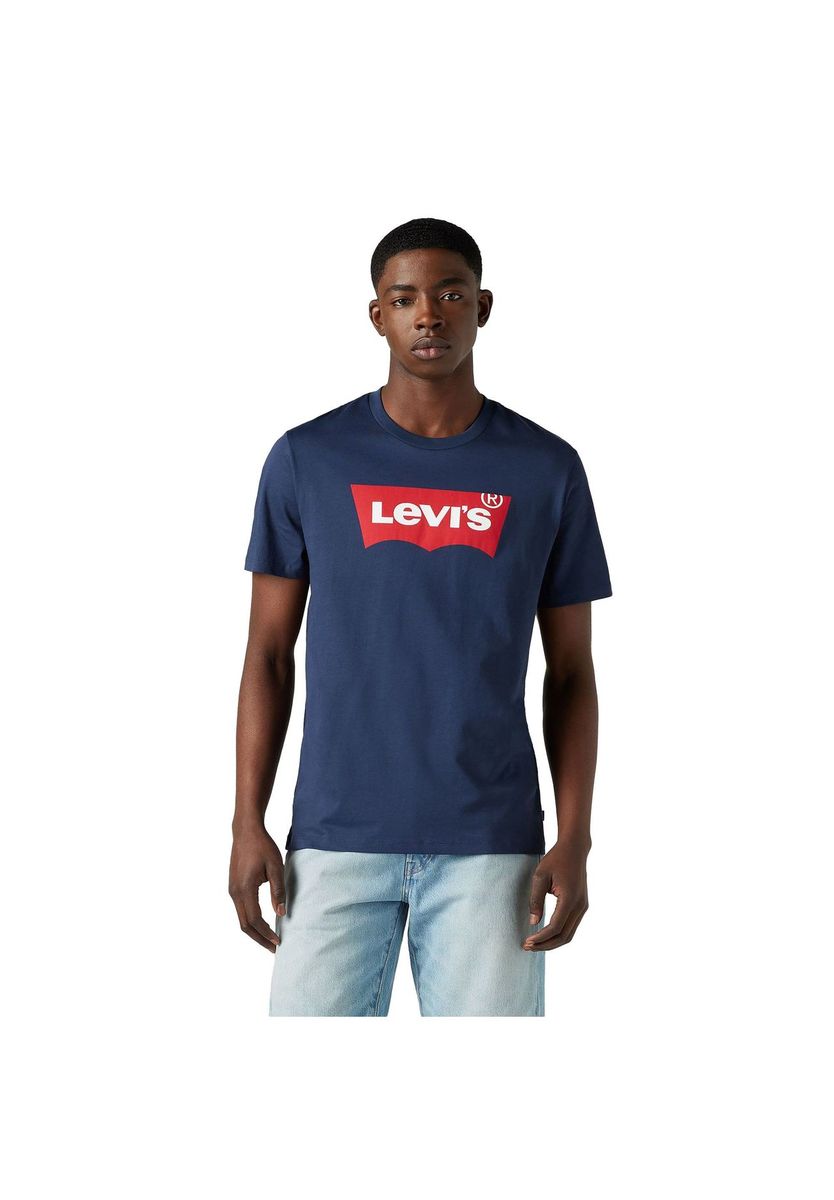 Klassisches T-Shirt mit Logo-Print und Rundhalsausschnitt