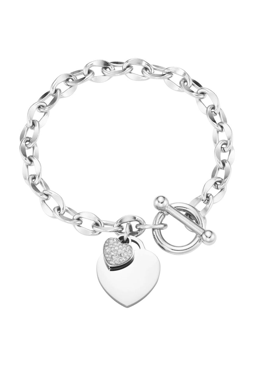 Armband mit doppelten Herzanhängern