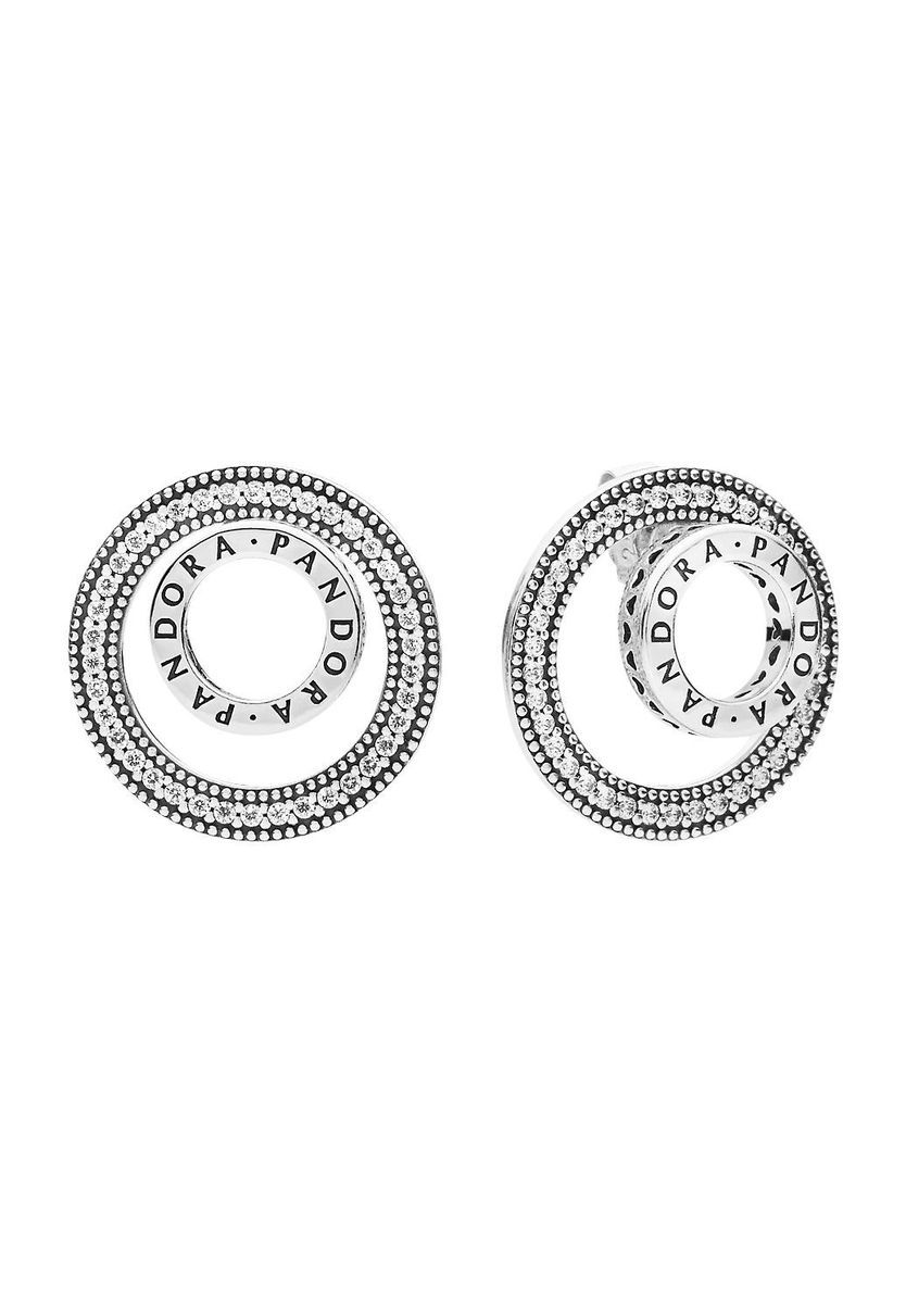 Elegante Logo Kreis Ohrstecker