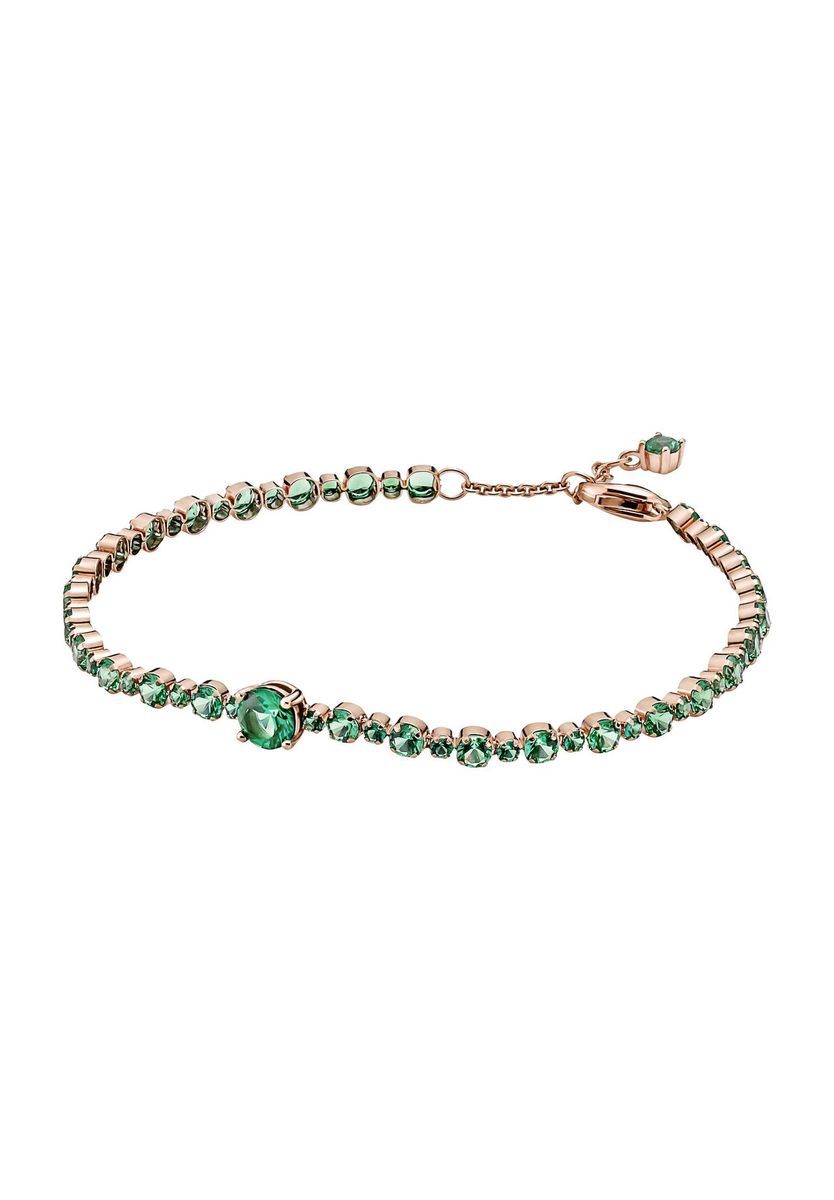 Grünes Kristall Roségold Armband