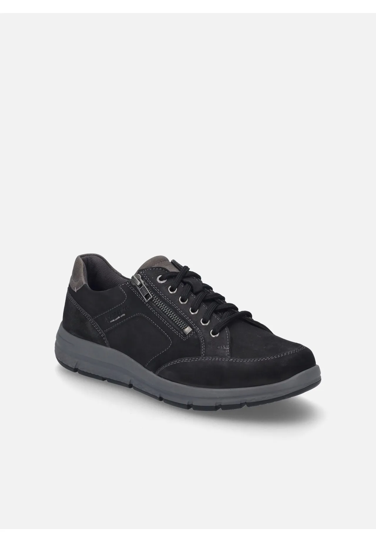 Robuster Leder-Sneaker mit Reißverschluss