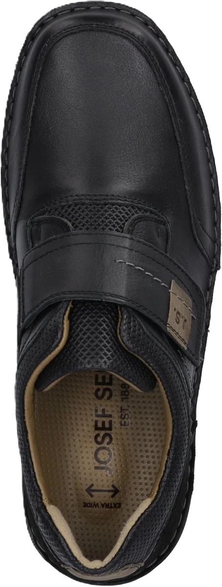 Handgenähte Leder-Klett-Slipper