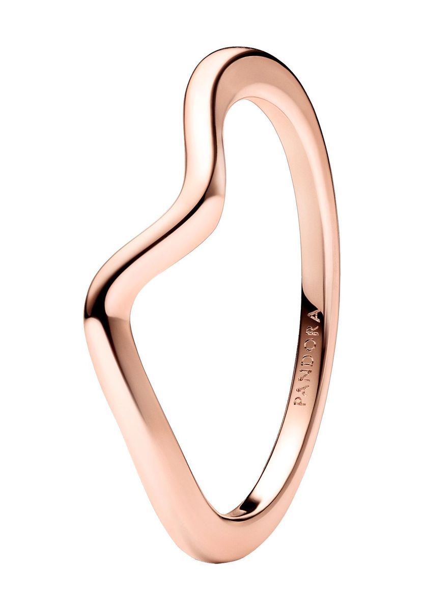 Skulpturaler Statement-Ring Roségold-Finish