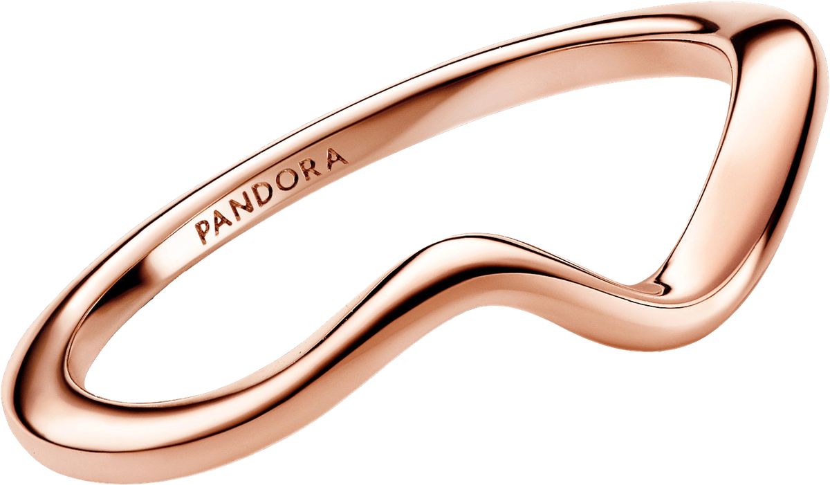 Skulpturaler Statement-Ring Roségold-Finish