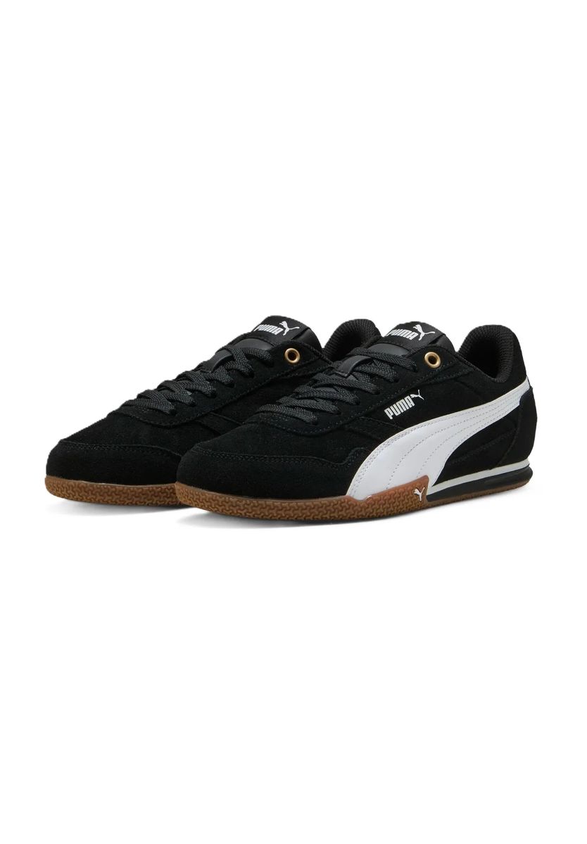 Flache Sneaker aus Wildleder
