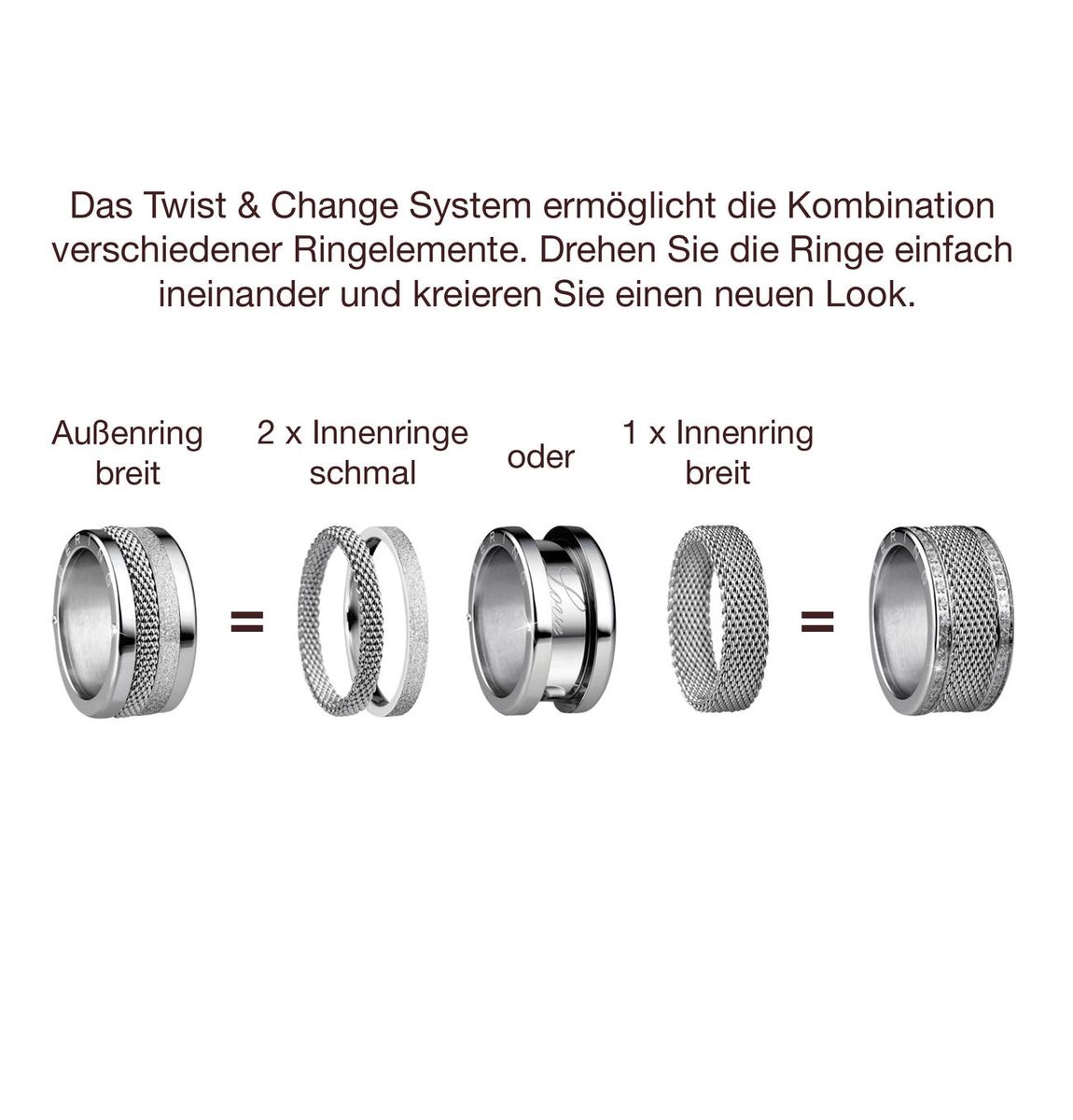 Schlichter Polierter Keramikring