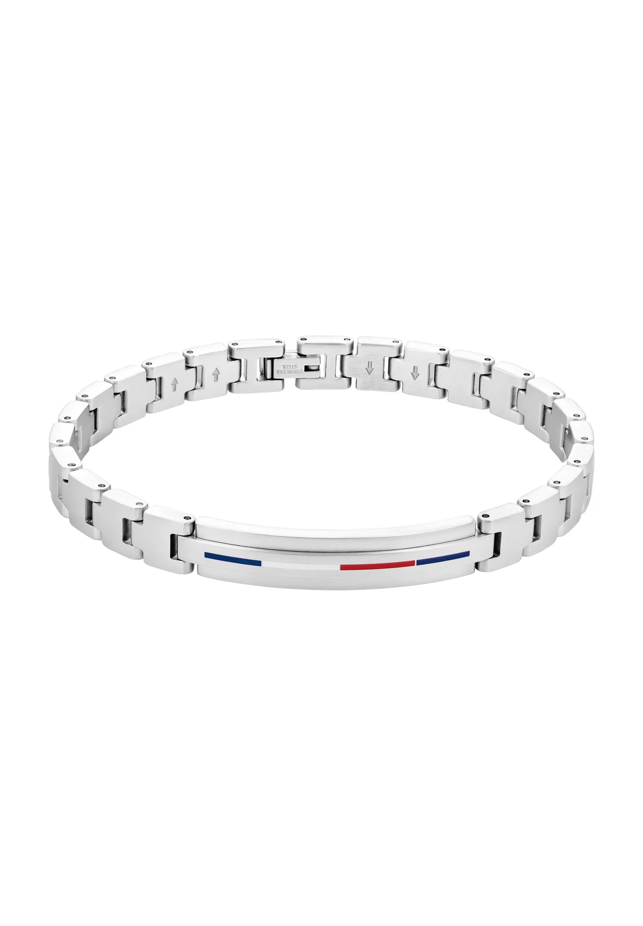 Modernes Gliederarmband aus Edelstahl