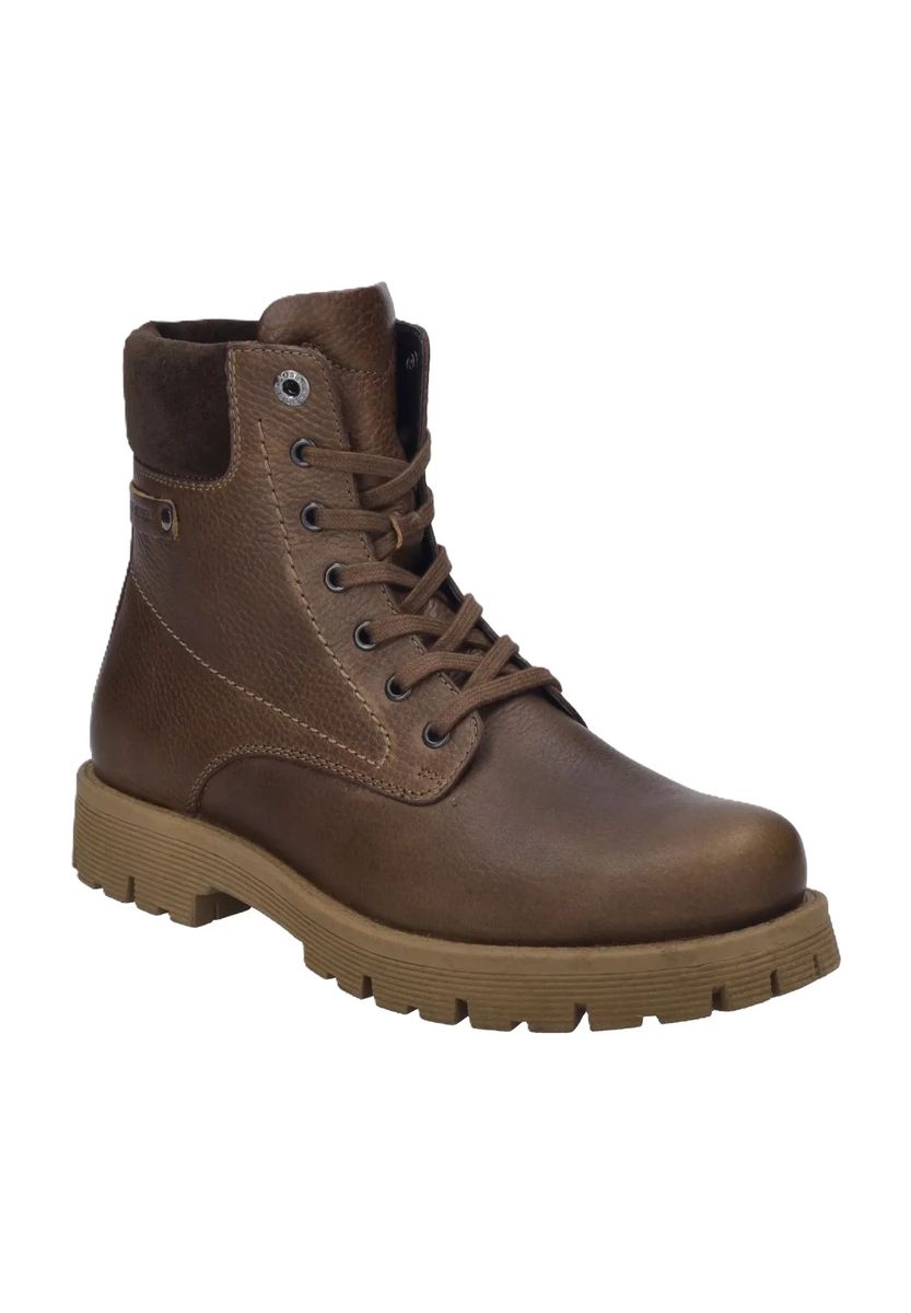 Robuste Lederstiefel mit Profilsohle