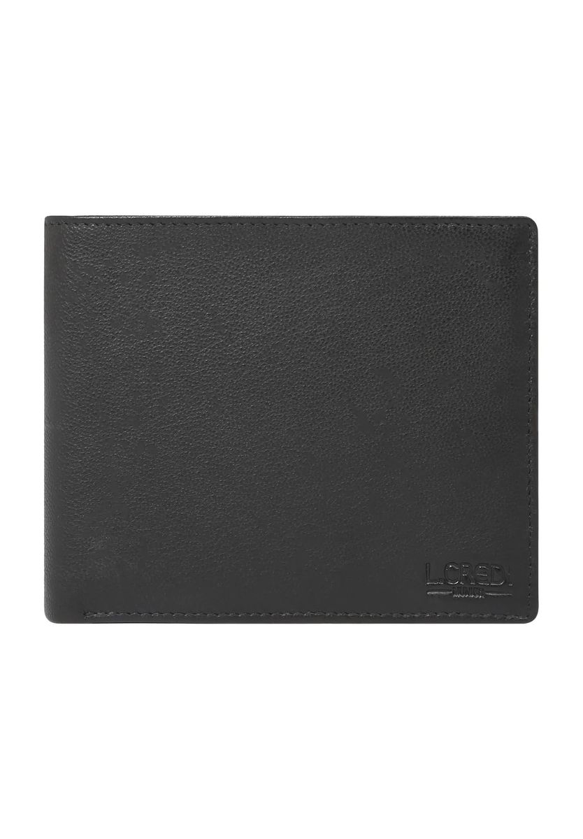 Klassische Bifold-Geldbörse aus Echtleder