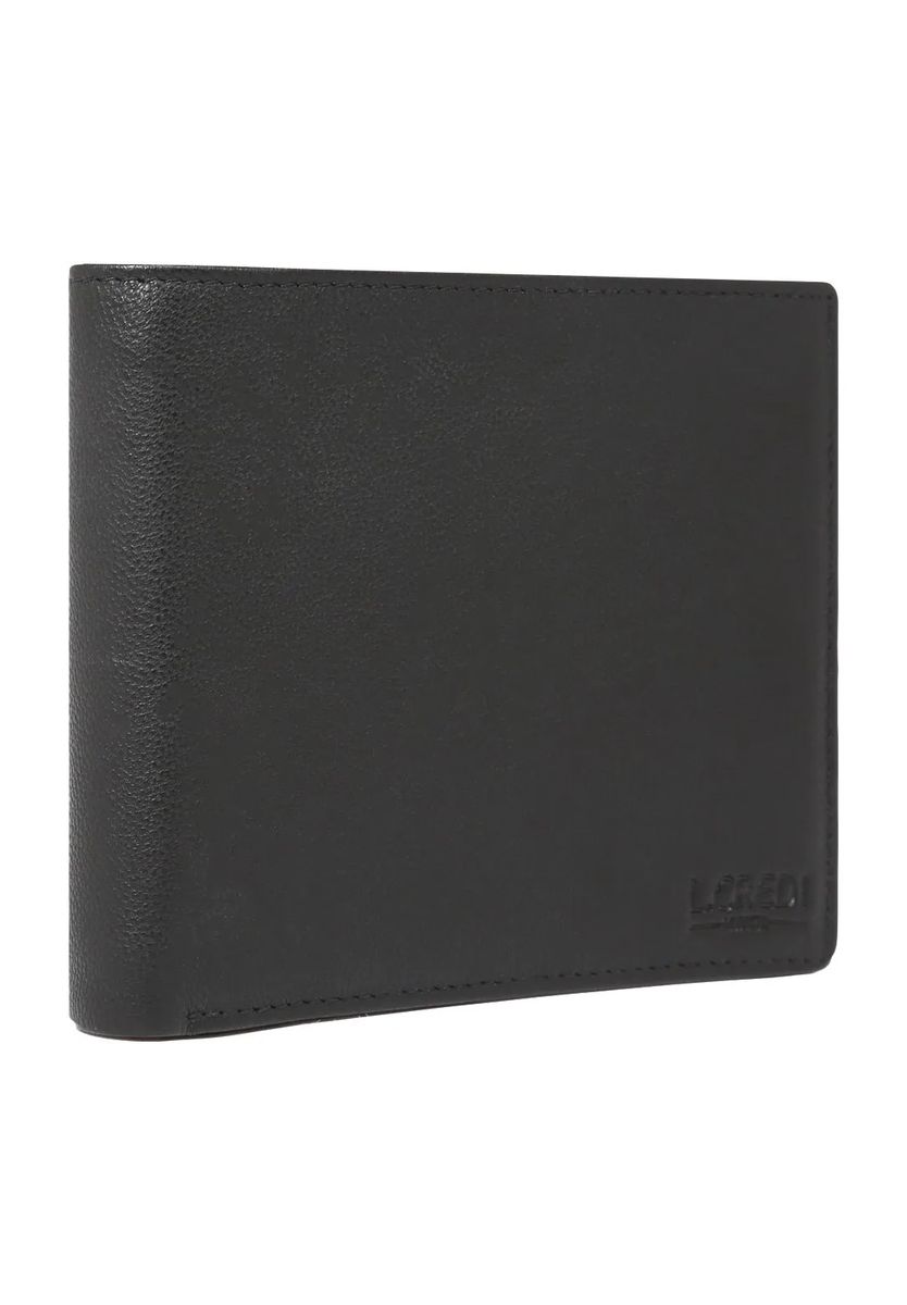 Klassische Bifold-Geldbörse aus Echtleder