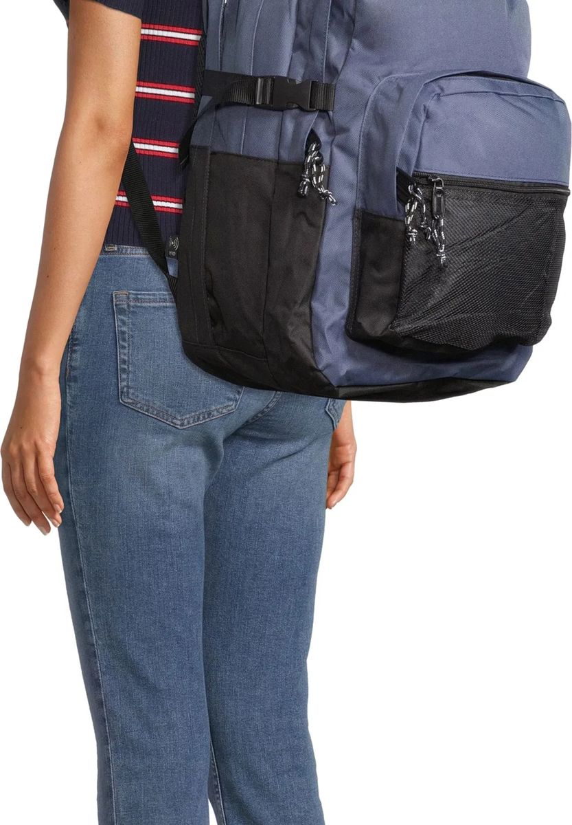 Multifunktionaler Laptop-Rucksack in zweifarbigem Design