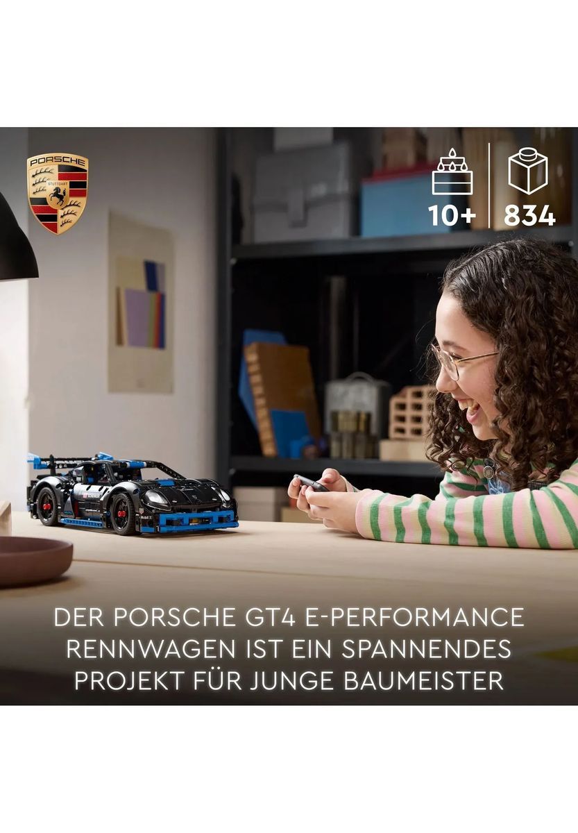 LEGO® Technic - 42176 Porsche GT4 e-Performance Rennwagen, BUNT, 99
