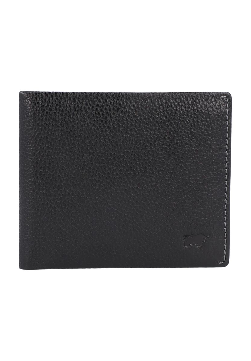Elegantes Portemonnaie aus genarbtem Leder