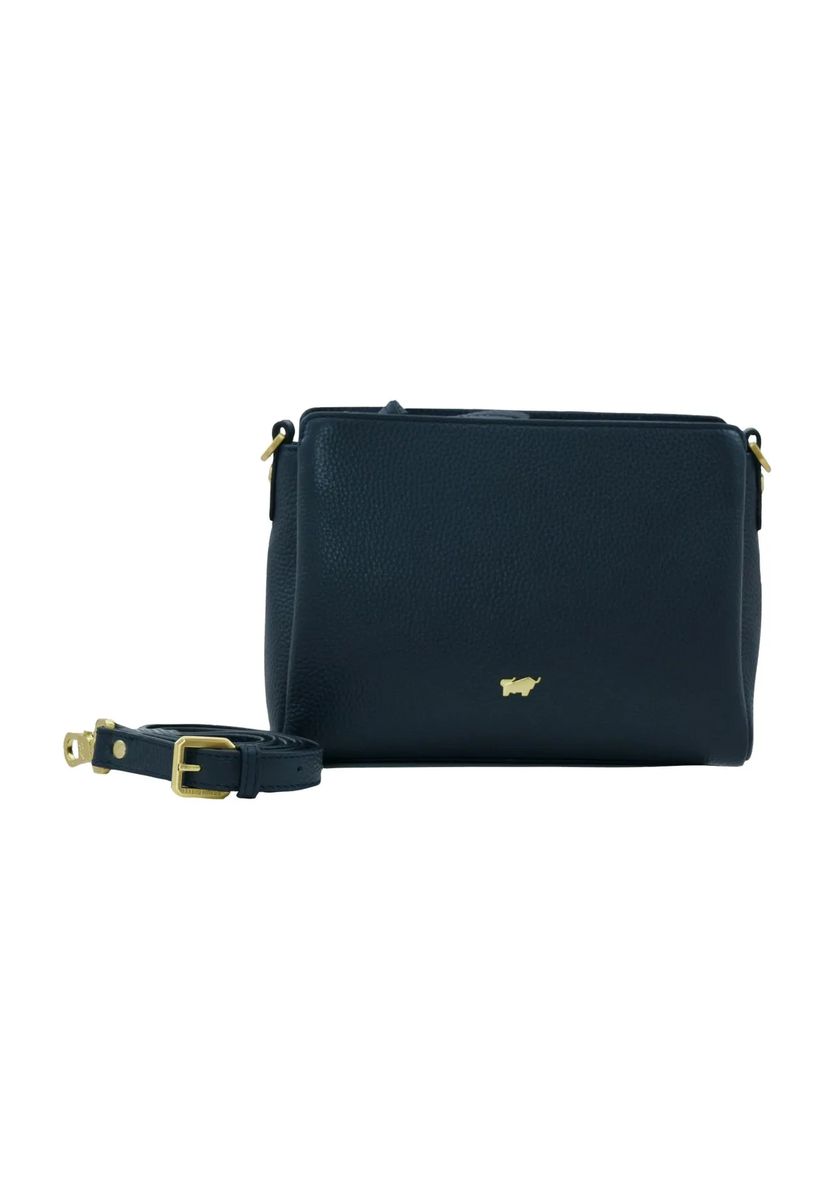 Elegante Umhängetasche aus genarbtem Leder