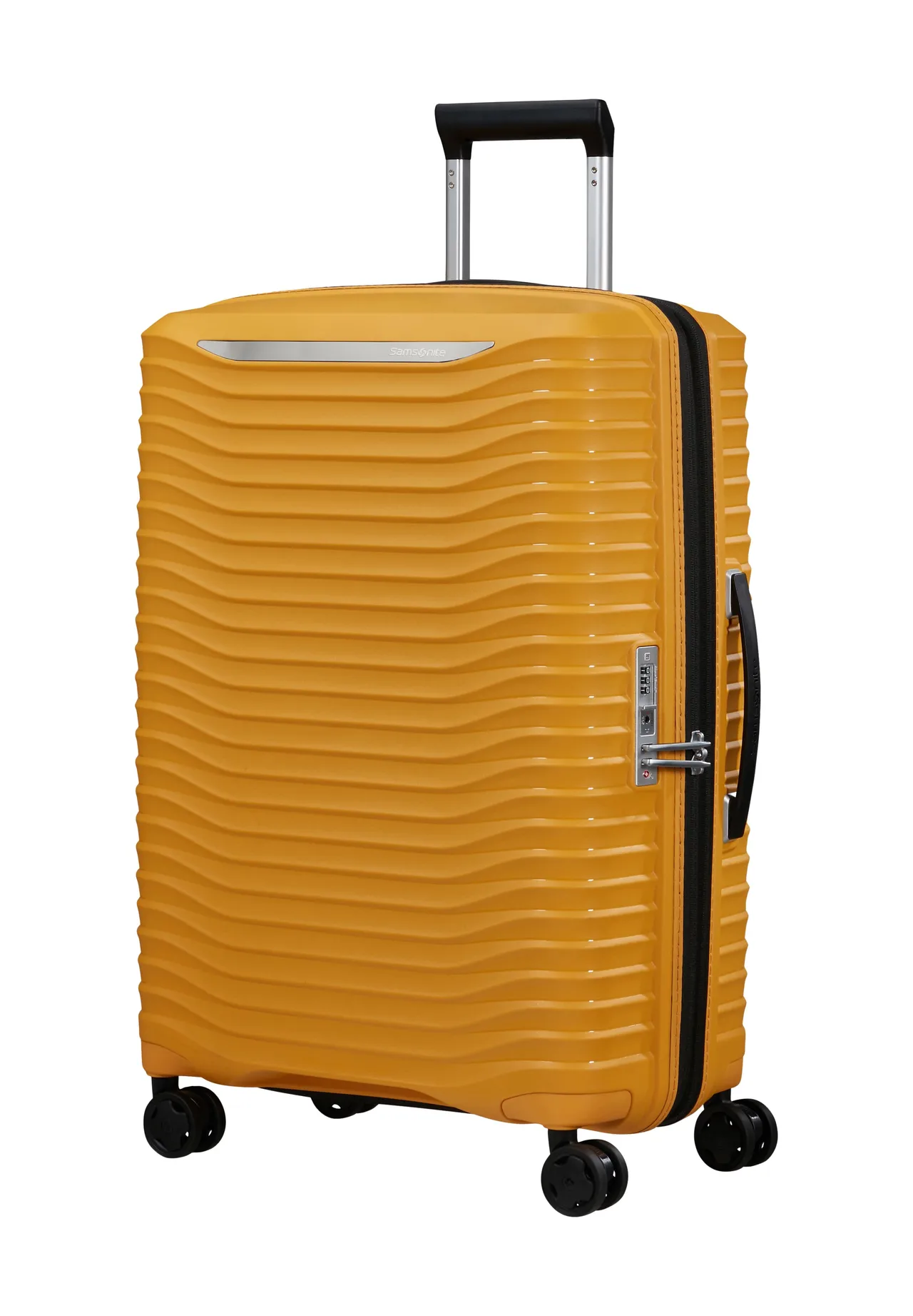 Strukturierter Hartschalen-Trolley mit Rollen