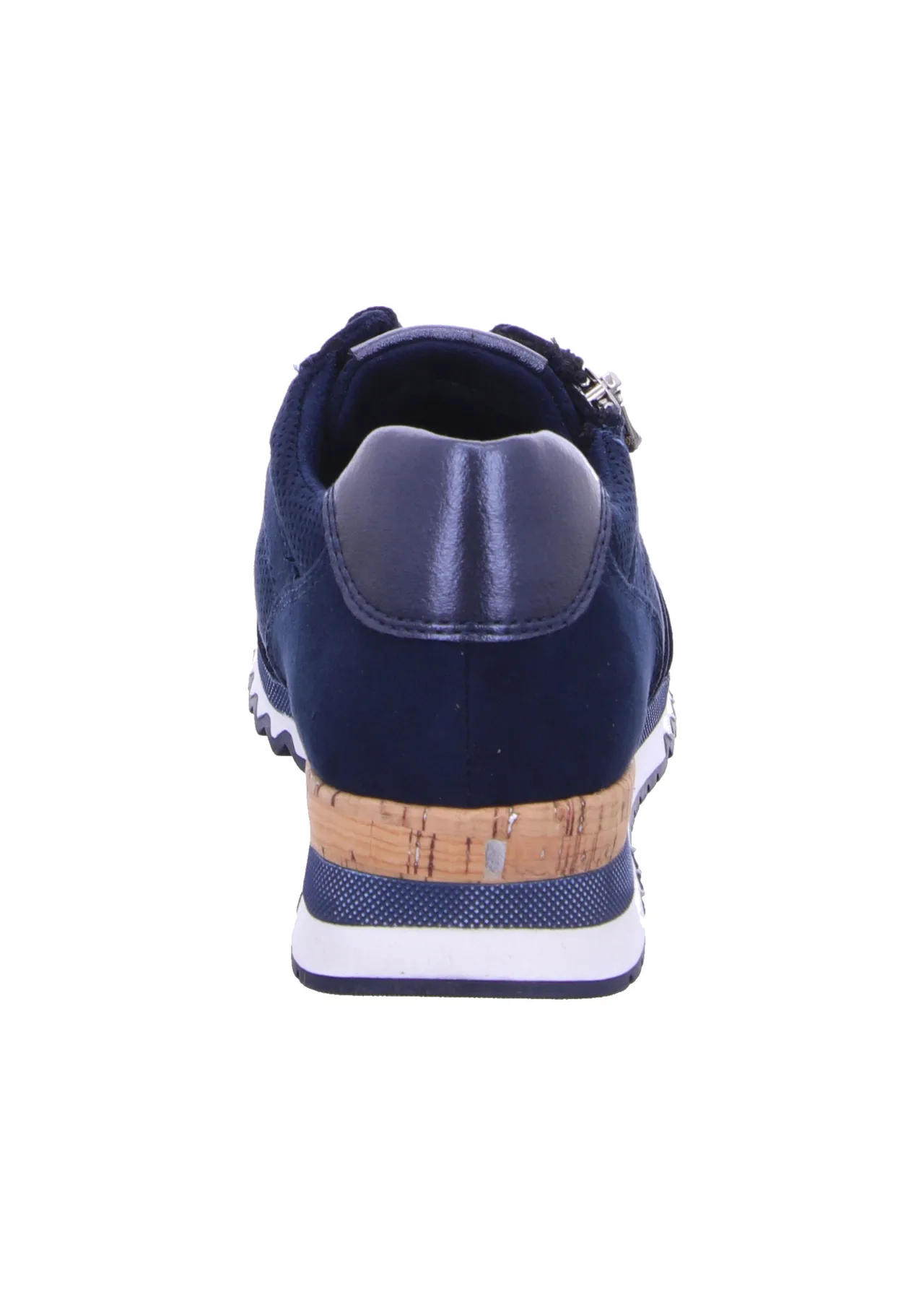 Perforierte Freizeit-Sneaker mit Reißverschluss