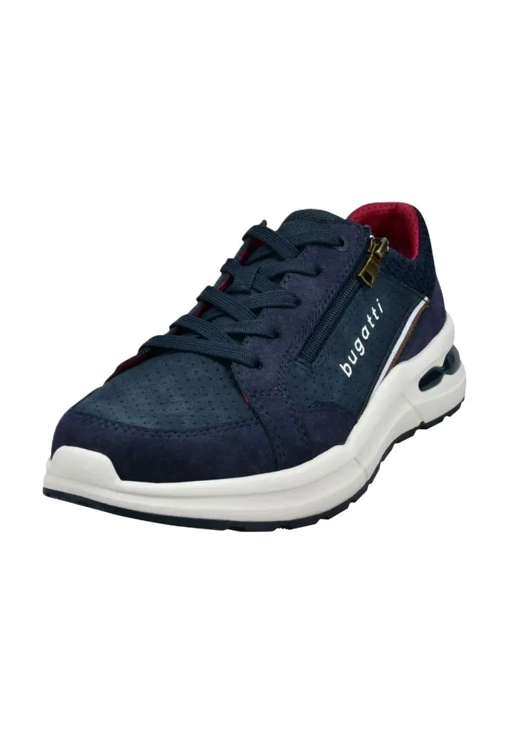 Lässige Wildleder-Sneaker mit Reißverschluss